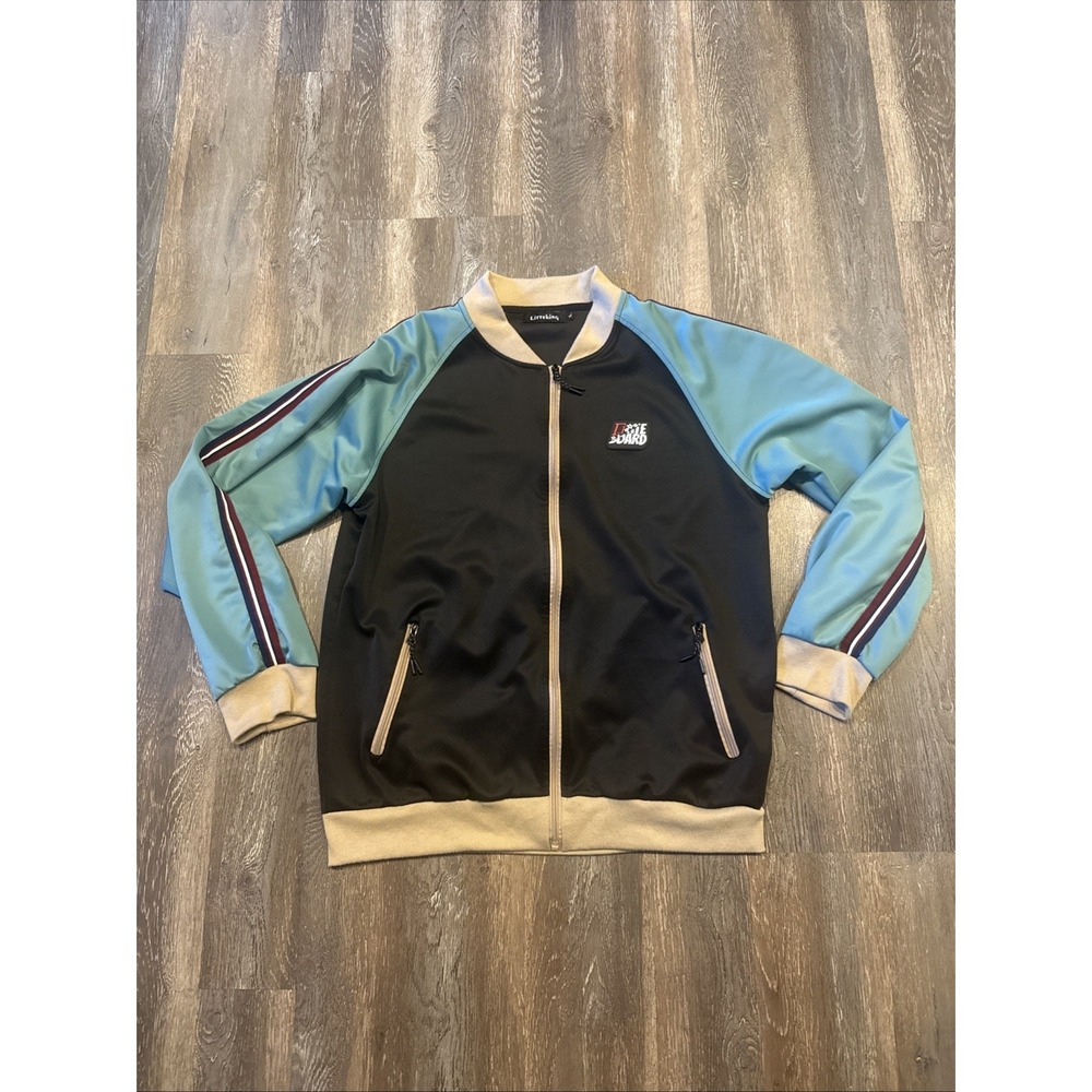 Litteking Men's XL Full Zip Track Jacket Colorblock Retro